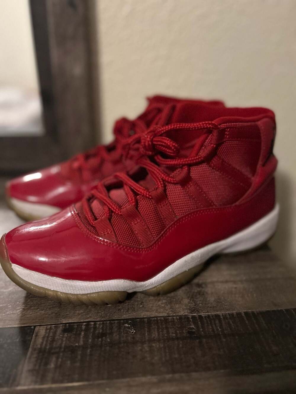 Air Jordan 11 Retro 'Win Like '96' Gym Red Basketball Shoes (Style 378037-623)